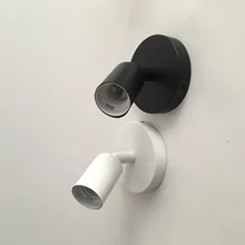 Universal E14 lamp holder E27 screw lamp cap led ceiling lamp base 180 ° wall lamp bedside lamp accessories