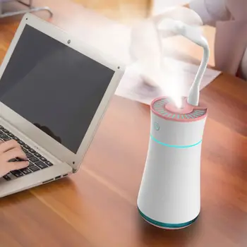 

300ML Mini Air Humidifier USB Car Aroma Essential Oil Diffuser Home Office Use