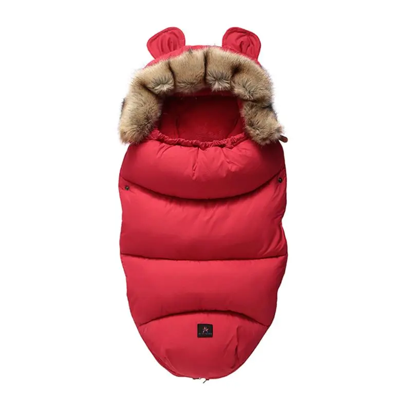 

Baby Stroller Sleeping Bag Winter Warm Sleepsacks Robe Newborn Infant Footmuff Y51E