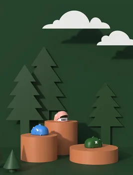 

Children hanging neck portable small fan hair dryer mini lazy hanging neck primary school students outdoor pocket electric fan