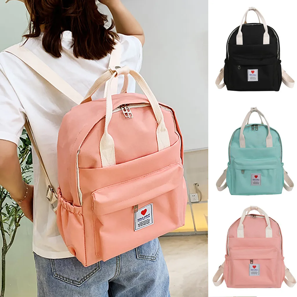 Fashion Womens Simple and Versatile Backpack New Cool Leisure Travel Backpack
