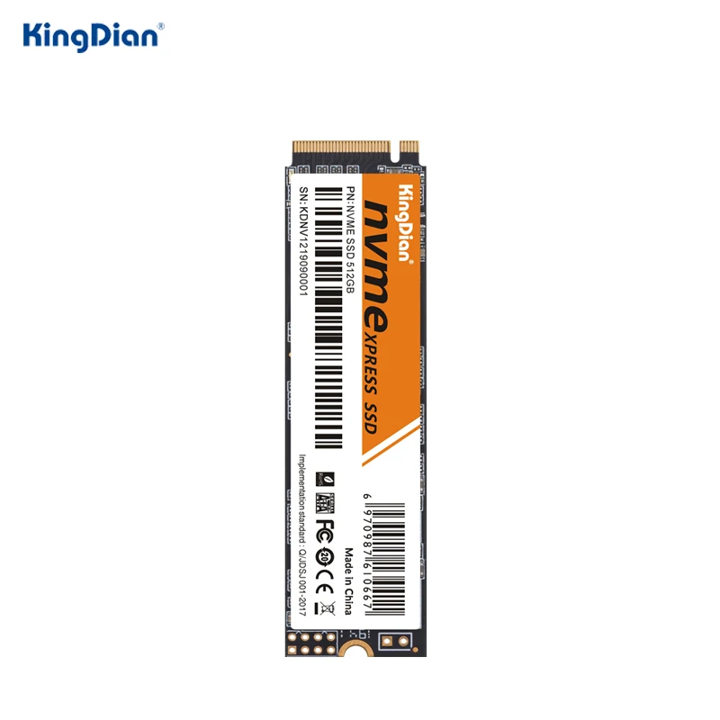  KingDian M.2 NVME SSD 512ГБ M.2 2280 PCIe Внутренний твердотельный накопитель диски для ноутбуков 