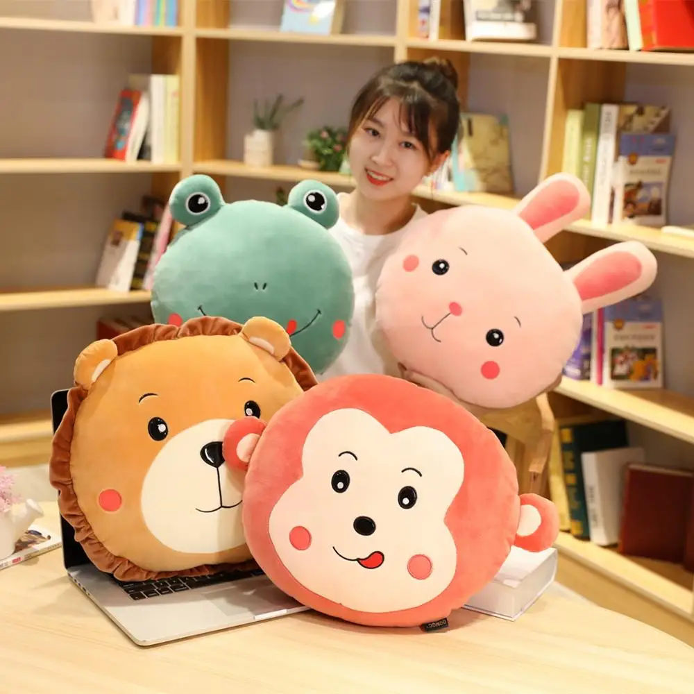 Hot 35cm Cartoon lion Plush rabbit Toys Stuffed Animal &amp Soft monkey Pillow Doll for Kids Girl birthday Gift | Игрушки и хобби