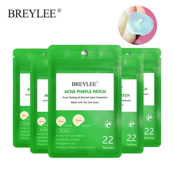 

BREYLEE Acne Pimple Patch Acne Face Mask Skin Care Peeling Treatment Acne Cream Pimple Remover Tool Blemish Spot Daily Use 5PCS