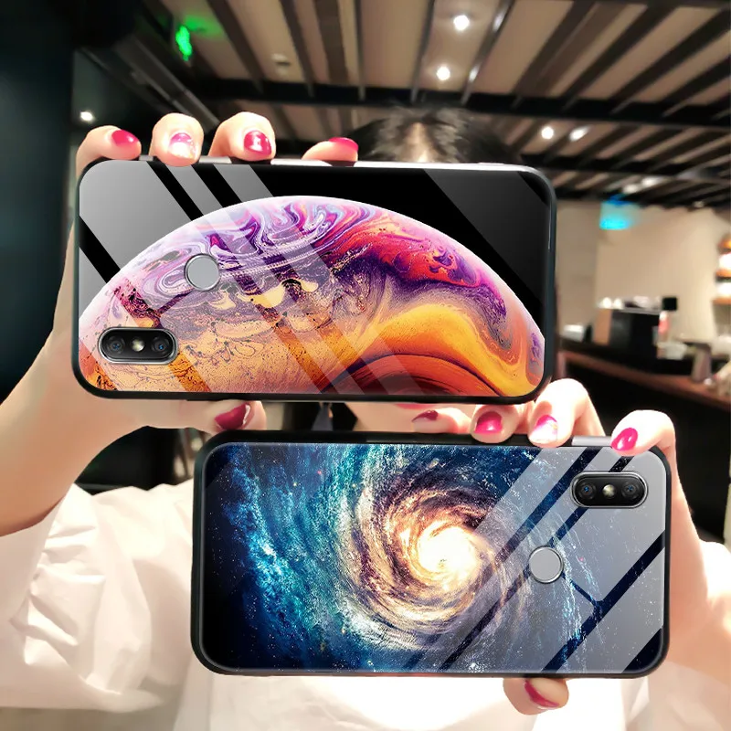 Для Xiaomi Redmi S2 чехол Y2 закаленное стекло Мягкий Бампер Жесткий для телефона Hongmi Fundas