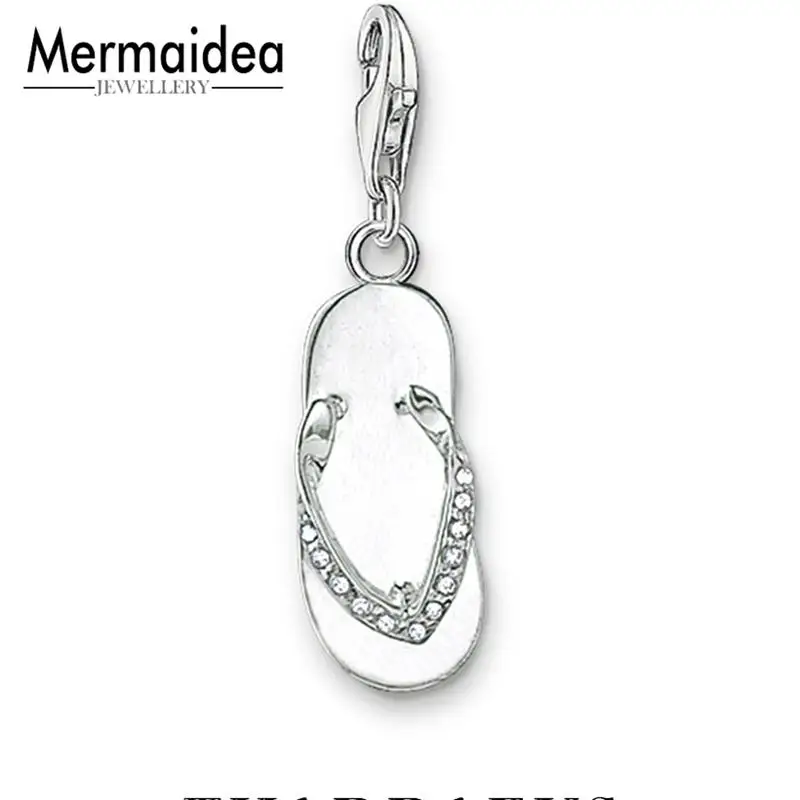 2020 модные классические шлепанцы с застежкой посеребренные чистые подвески для