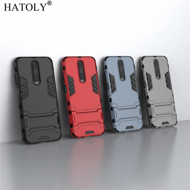 Чехол HATOLY для Xiaomi Poco X2 противоударный силиконовый чехол на заднюю панель