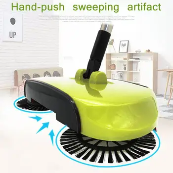 

Sweeping Machine Push Type Hand Push Magic Broom Dustpan Handle Household Cleaning Package Hand Push Sweeper Mop