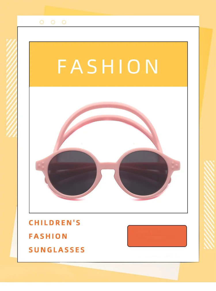 Polarized TPEE Infant Baby Sunglasses 0-12 Months Kid UV Proection Sun Baby Glasses 6 Month Baby Sunglasses