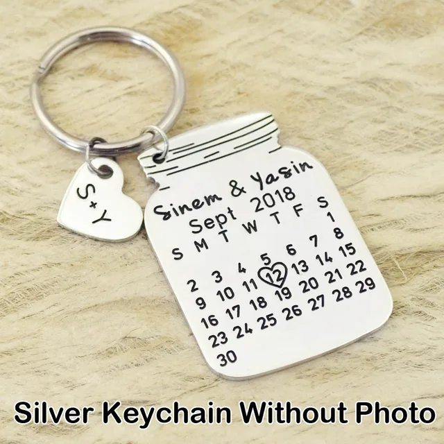 keychain with date