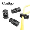 10pcs Plastic Black Cord Lock Spring Clasp Stop Single Hole Drawstring Stopper Toggles For Paracord Garment Shoelace Rope Parts ► Photo 3/6