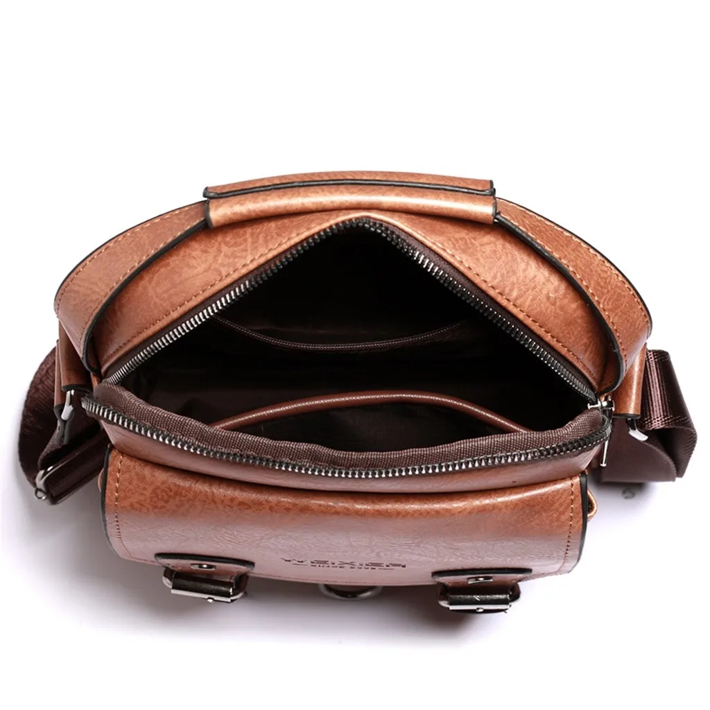 Сумки мужские винтажные Ретро сумки на плечо сумки через плечо ретро сумки на молнии из искусственной кожи дизайнерские сумки на плечо