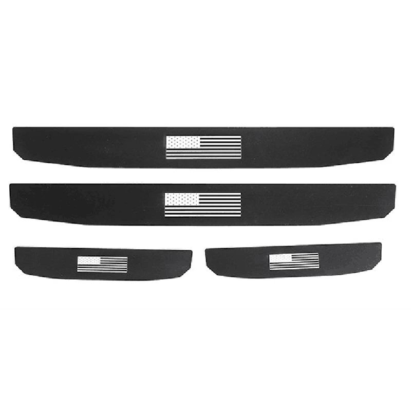 Door Step Sill Scuff Plate Protectors for 2018 2019 Jeep Wrangler JL 4 Guards | Автомобили и мотоциклы