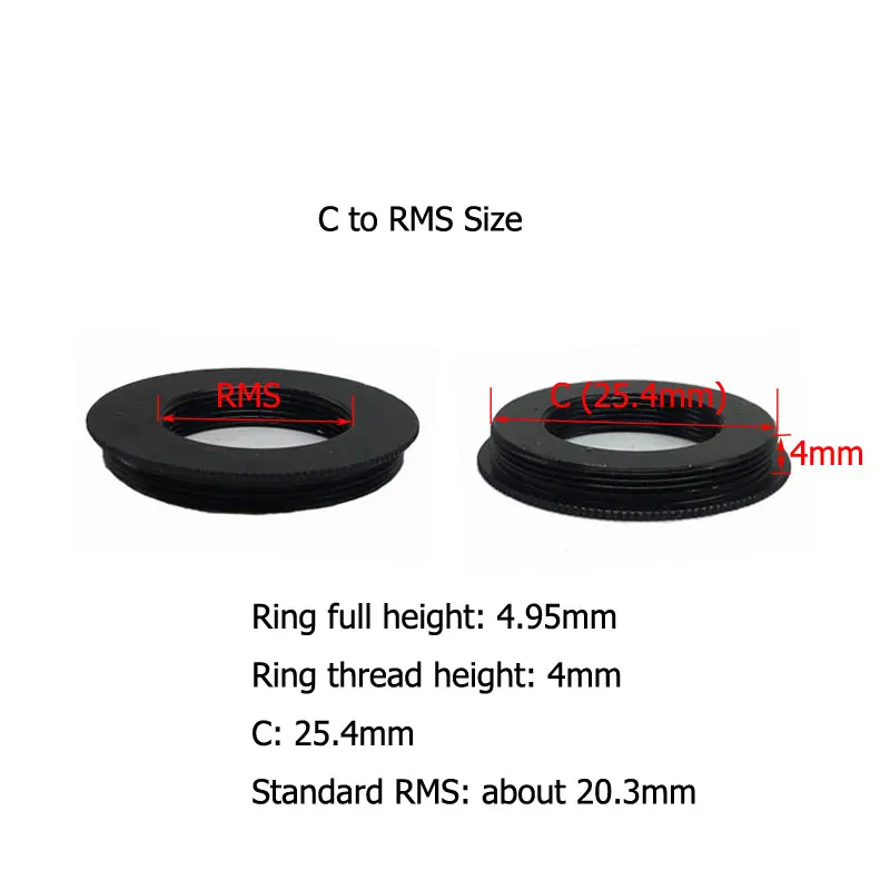 best budget oscilloscope C mount 25.4mm to RMS Thread M25 M26 M27 M42 Microscope Objective Lens Adaptor Ring noise decibel meter