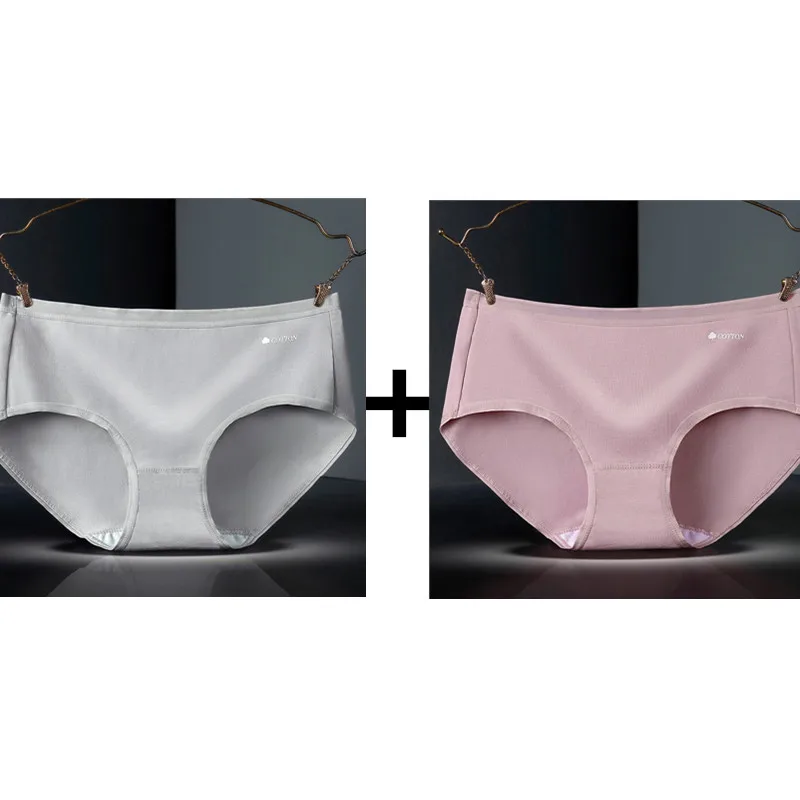 1191 grey pink ZYSK, новинка, женское нижнее белье для похудения, бесшовные трусики, женские удобные хлопковые трусы, эластичные сексуальные ультра-тонкие трусики - Цвет: 1191 grey pink