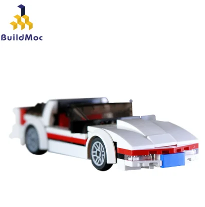 

BuildMAC City Roadster MOC -11247 The A-Team Faceman Chevroletss C4 Building Blocks Technic Bicycle Bricks Toys For Children