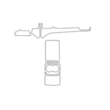 Защитная пленка набор тонкая центральная консоль Растяжимая прозрачная интерьерная Пылезащитная Автомобильная наклейка аксессуары против царапин для Tesla