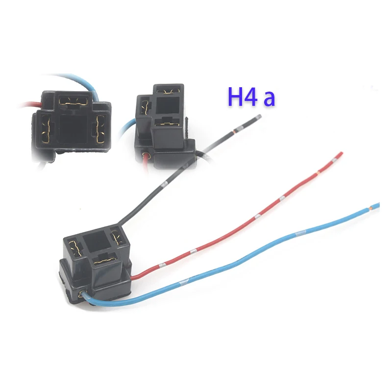 Car Lights Socket H1 H4 H7 Adapter for Headlight Bulb Holder Connector Accessories 2Pcs