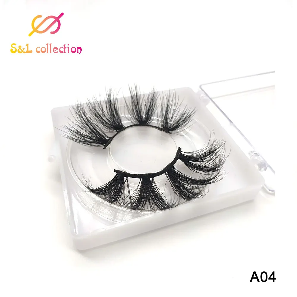

25mm Fully False Eyelashes Wholesale Thick Strip 25mm 3D Mink Lashes Custom Packaging Label Makeup Dramatic Long Mink Lashes