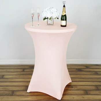 

Elastic Cocktail Table Set Modern Minimalist Banquet Stretch Table Cover Dress Up Table With A Cocktail Polyester Table Cover