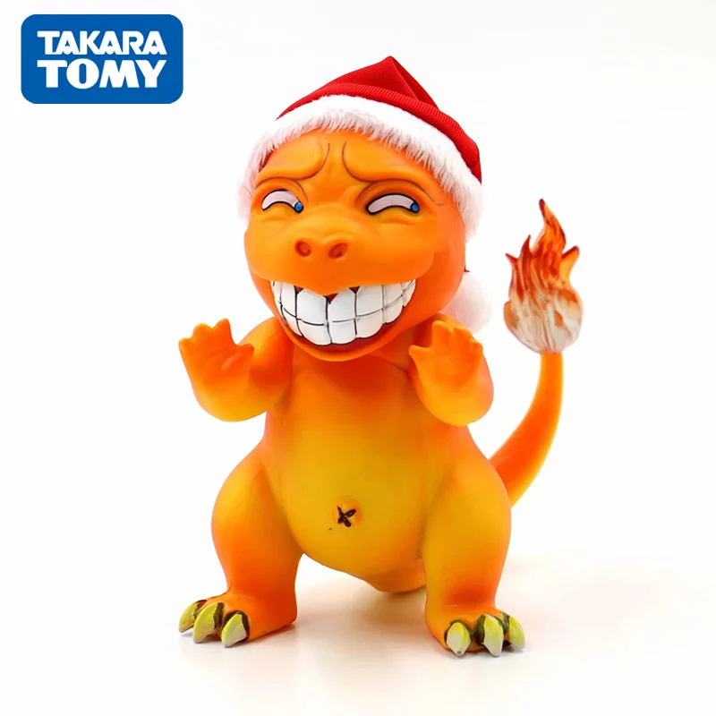 

TAKARA Tomy Pikachu 12cm Action Figure Anime Cartoon Model Christmas Cute Funny Doll Kids Game Collectible Decoration Gift Toys
