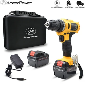 

Household Decoration Team 21V Electric Screwdriver Battery Drill Cordless Drill Power Tools Electric Drill Batteries Screwdriver