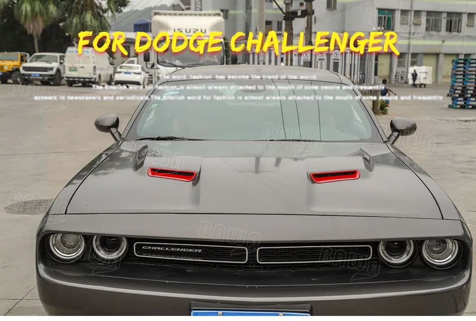 BAWA внешние молдинги аксессуары для Dodge Challenger автомобильный воздухозаборник Декоративные наклейки для Dodge Challenger