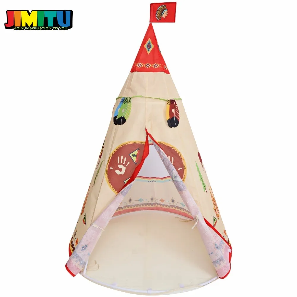 JIMITU Крытый Открытый 160x105 см детские игрушки переносной вигвам игровой домик