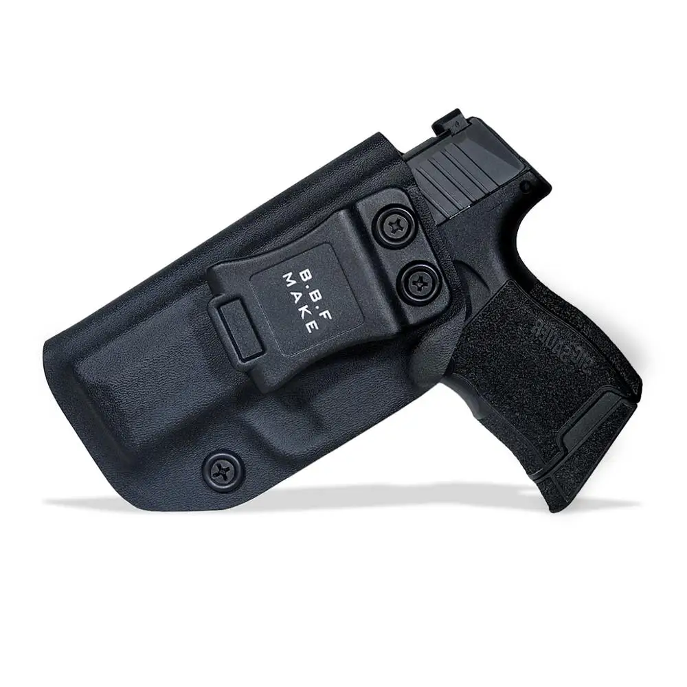 BBF Make IWB KYDEX кобура подходит: Sig Sauer P365 кобура для пистолета внутри скрытого ношения кобуры чехол для пистолета пистолет сумка аксессуары - Цвет: PT365 Black Left
