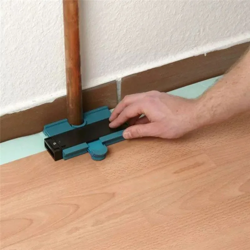 Contour Profile Gauge Copy Gauge Duplicator Tiling Laminate Tiles Edge Shaping Wood Measuring Ruler Woodworking Tools