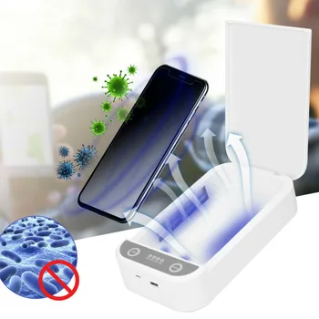 

Home Cleaning Phones Face Mask Disinfection UV Smartphone Sterilizer Box aromatherapy Sanitizer Disinfection Box Nanotechnology