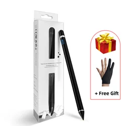 Caneta stylus ativa universal capacitivo tela de toque lápis para ios/android tablet telefones celulares desenho de escrita para iphone x xr