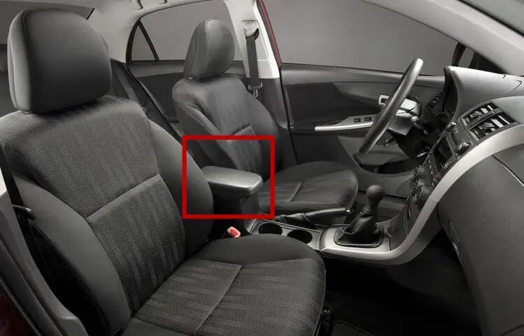 Автомобиль центральной консоли подлокотник коробка крышка кожа для Toyota Corolla 2009 2010 2011