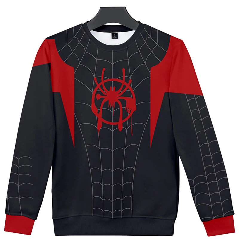 

Popular Movie Spider-man Role-playing 3D Digital Printing Men and Women Casual Round Neck Sweater Holiday Performance Clothing