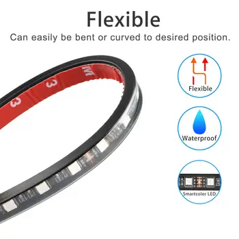 

Romantic Car Interior Light Adjustable Car 48 LED ABS Decorative Inner