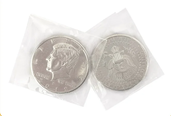 Волшебные монеты и бумажные деньги кусается восстановленная Иллюзия монета для волшебного шоу кусанная монета полдоллара монета волшебника