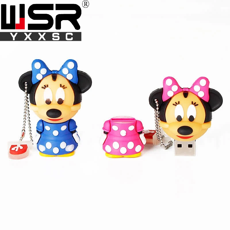 Cratoon Minnie Mickey usb2 0 pen drive 32gb 64gb 128gb actual capacity usb stick 4gb 8gb 1 Cratoon Minnie Mickey usb2 0 pen drive 32gb 64gb 128gb actual capacity usb stick 4gb 8gb 5