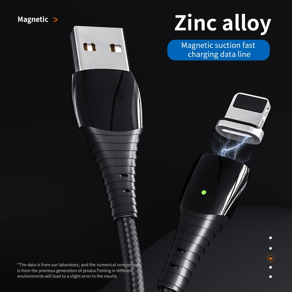 

Meide 2M Magnetic Cable Fast 3A For iPhone XS Samsung Charger Micro usb Type C Fast Charging Microusb Type-C Magnet Charger Wire