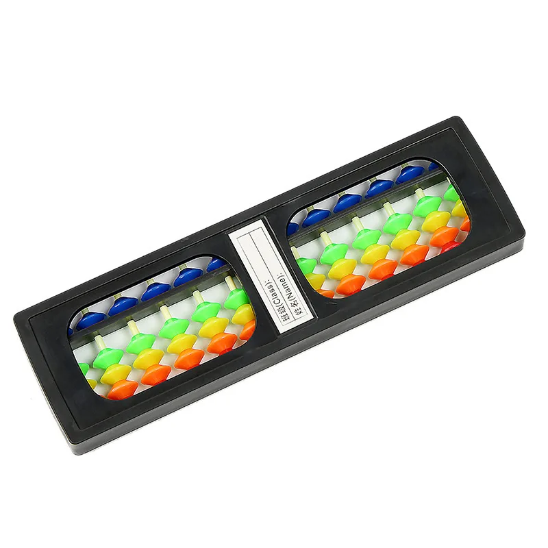 13 цифр инструмент Красочные Abacus арифметика Дети Математика игрушка пластик обучения Математика помощь расчет игрушки подарки - Цвет: A