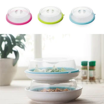 

1 Pc Oil-proof Cover Anti-splatter Dustproof Dishes Fresh Cover Microwave Cover Heat Seal Cap for Kitchen