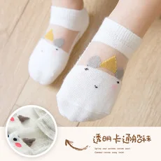 Детские носки летние тонкие носки из вискозы и шелка для малышей Детские носки с героями мультфильмов для мужчин и женщин