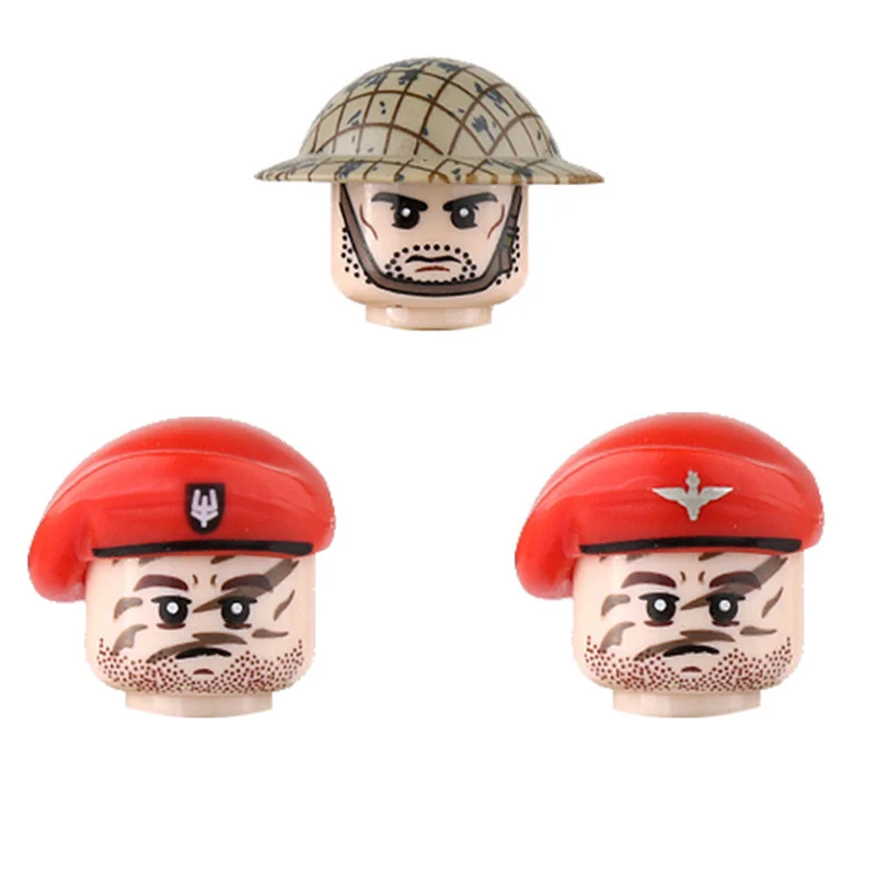 WW2 британский красный демон пехотное оружие аксессуары строительные блоки