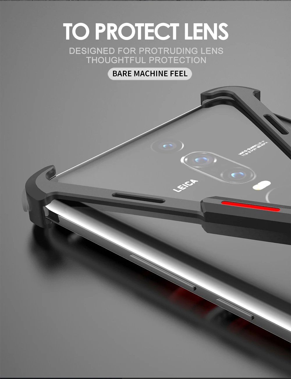 R-JUST Алюминиевый металлический голый каркас чехол для huawei mate RS Border X shape чехол для huawei mate Rs защитная рамка бампер чехол Coque