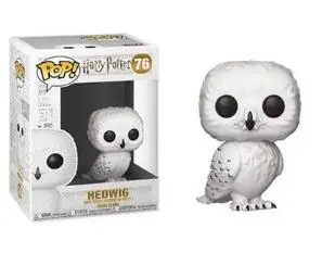 76 with box Funko Pop Movie Гарри Поттер Гермиона Рон Добби Луна персонажи Дамблдор 10 см Виниловая кукла Фигурка Коллекция Модель игрушки - Цвет: 76 with box