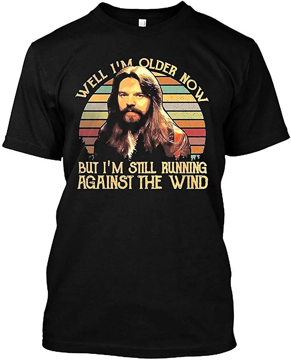 Bob Seger Vintage Well я сейчас старше но все еще бегу против ветра рубашка унисекс мужская