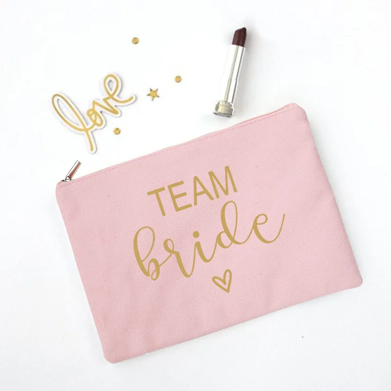 Team Bride Makeup Bag