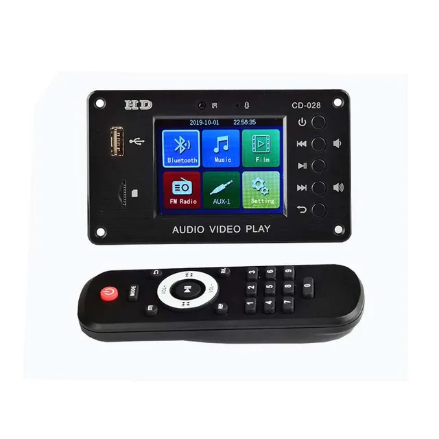 Placa decodificadora de Audio bluetooth sin pérdidas 4,3 pulgadas TFT HD  Video MP4 MP5 para