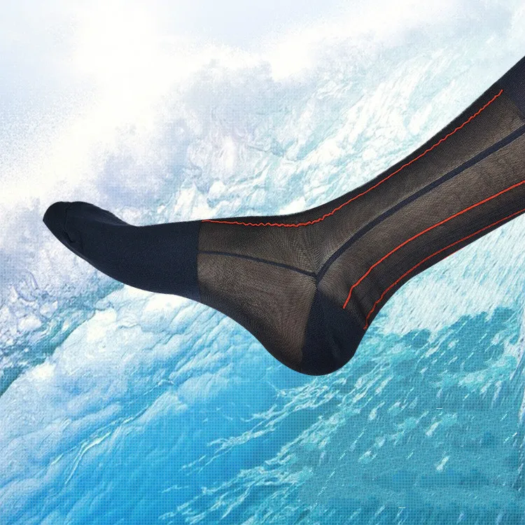 

Men Socks Dress Socks Gifts for Men Sheer Socks Exotic Formal Wear Suit Men Sexy Gay Transparent Stripe Business TNT Socks