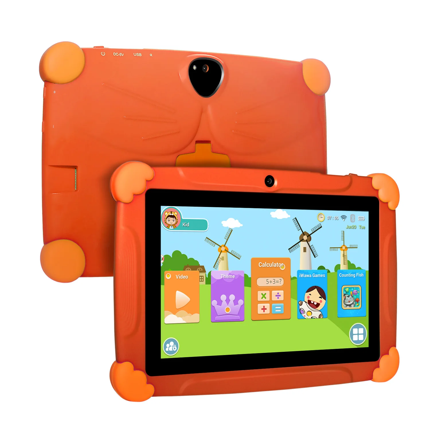 XGODY T703 Детский Рождественский подарок планшет 7 дюймов экран Android 8,10 версия модный портативный планшет 1G+ 16G сенсорный планшет - Комплект: Комплект 4