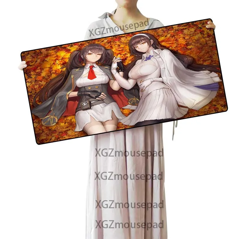 XGZ Girls Frontline HD Custom Large Gaming Mouse Pad Precision Lock Edge Computer Table Mat Speed N